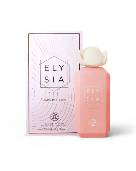 fragrance-world-Elysia-Marshmallow-perfume-bottle-beside-box-against-white-background
