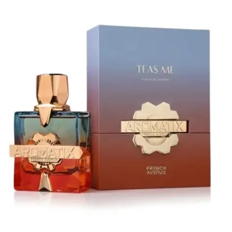 Top notes are Ginger and Lime; middle notes are Black Tea, Hedione, Cardamom and Geranium; base notes are Olibanum, Patchouli, Amber, Tonka and Vanilla.