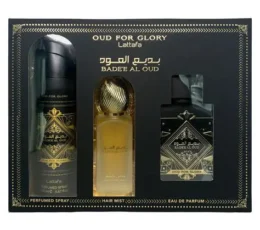 Lattafa Oud For Glory 3 piece gift set